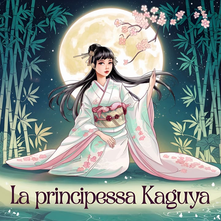 La principessa Kaguya, fanciulla della luna del folklore giapponese