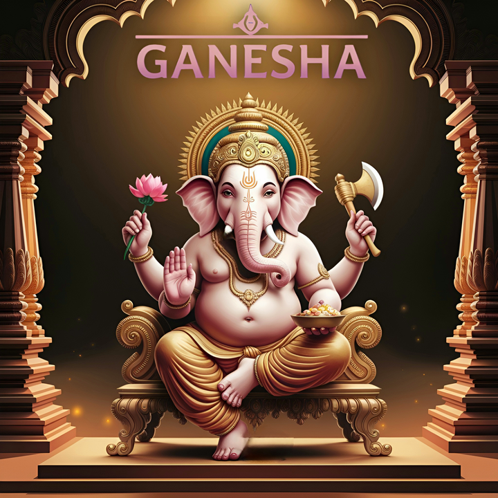 Ganesha, il dio indù con la testa di elefante