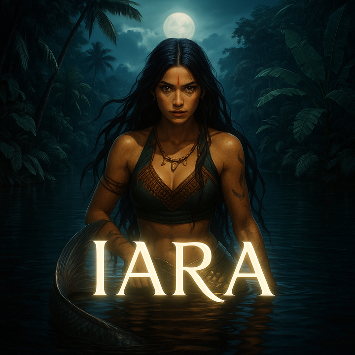 Iara, la signora delle acque dell’Amazzonia, spirito femminile dal canto ammaliante e misterioso.