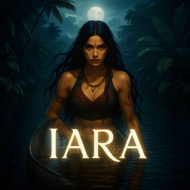 Iara, la signora delle acque dell’Amazzonia, spirito femminile dal canto ammaliante e misterioso.