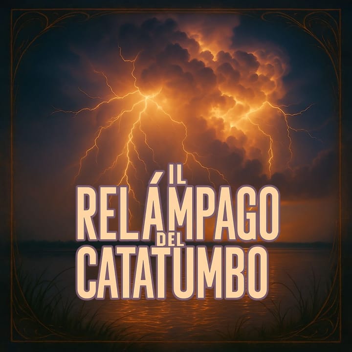 Il Relámpago del Catatumbo, il fenomeno dei fulmini continui sul lago Maracaibo in Venezuela, simbolo naturale e leggendario.