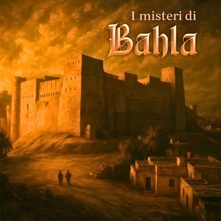 Il forte di Bahla nell’oasi desertica dell’Oman, con le sue mura imponenti che custodiscono antichi misteri.