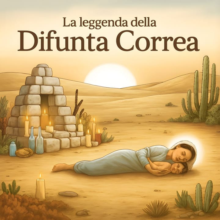 La Difunta Correa, leggenda popolare argentina venerata come santa.
