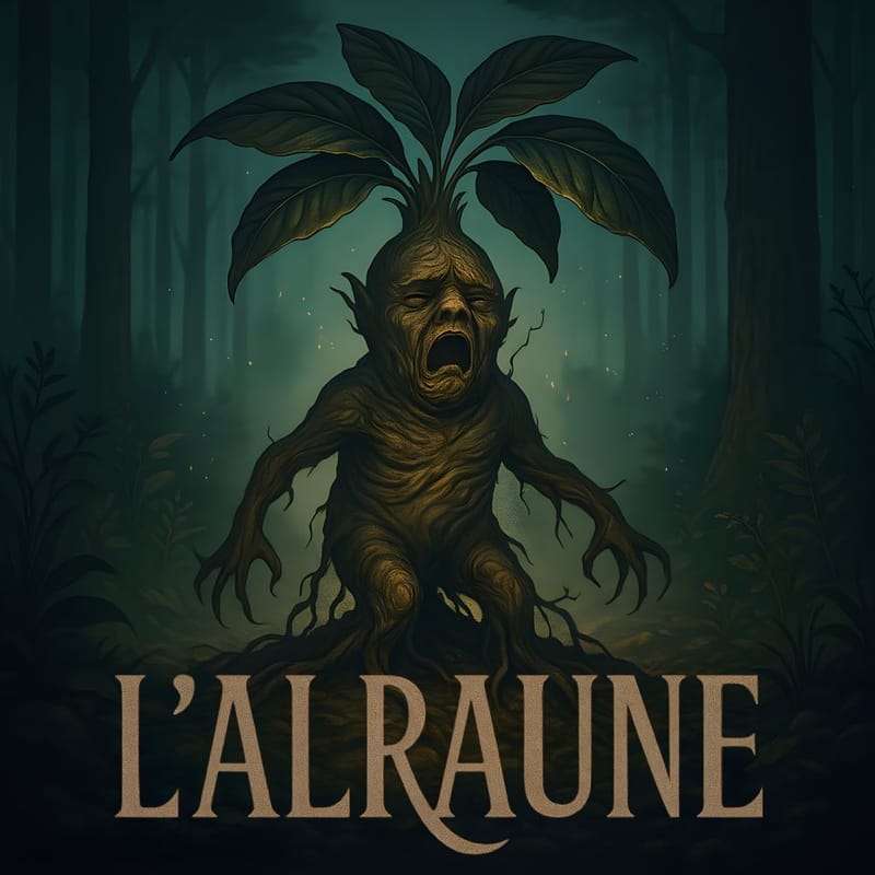 Alraune, la mandragora leggendaria tra mito europeo, magia e superstizione.