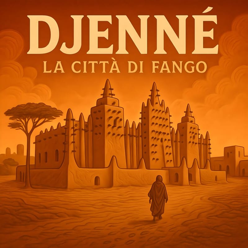 Djenné in Mali, città di fango, moschea, manoscritti e leggende del Sahel.